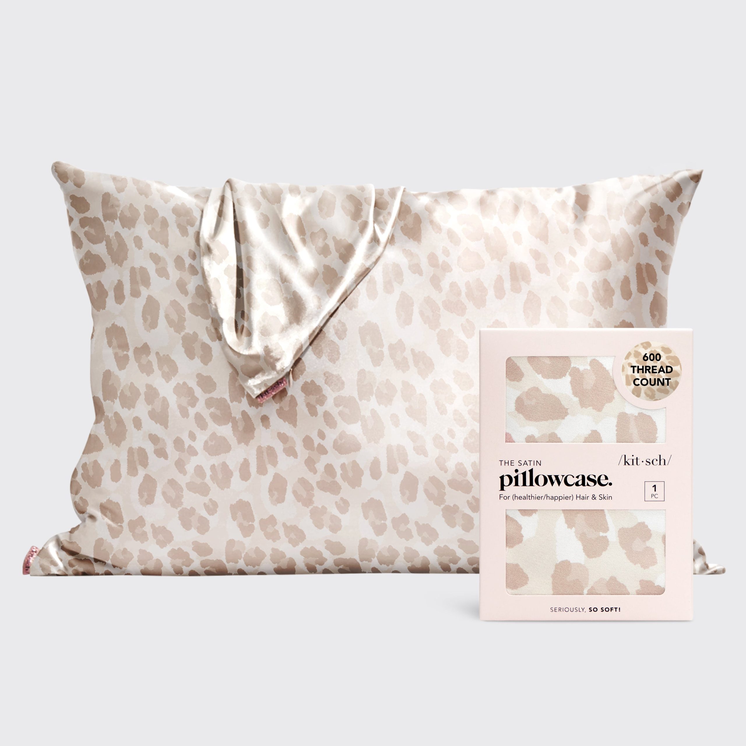 Satin Pillowcase in Leopard 4 Pack