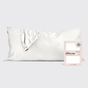 Satin Pillowcase in Ivory 2 Pack - King Bundle