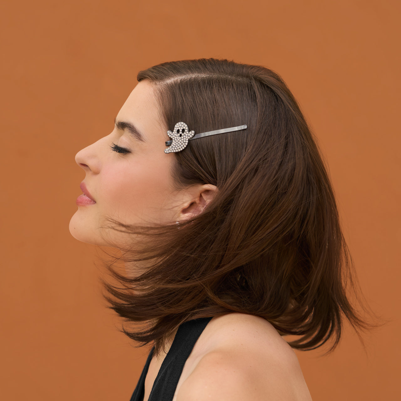 Ghost XL Metal Rhinestone Bobby Pins - Image 4