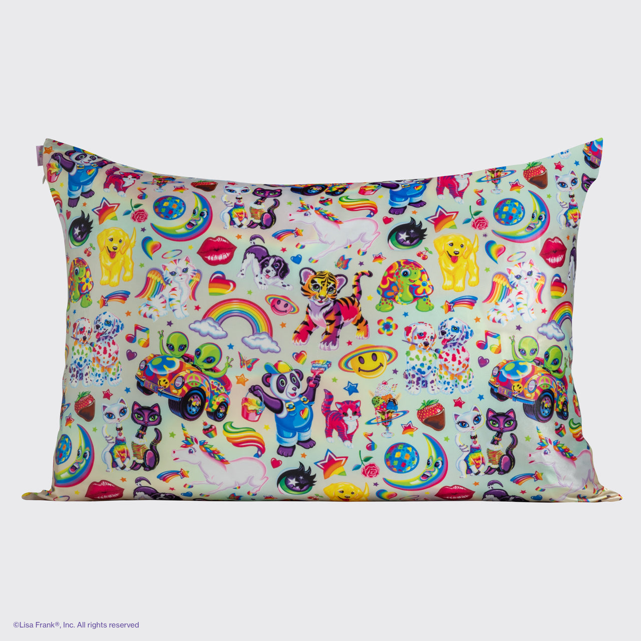 Lisa Frank x Kitsch Satin Pillowcase in The Fantastic World of Lisa Frank - Image 4