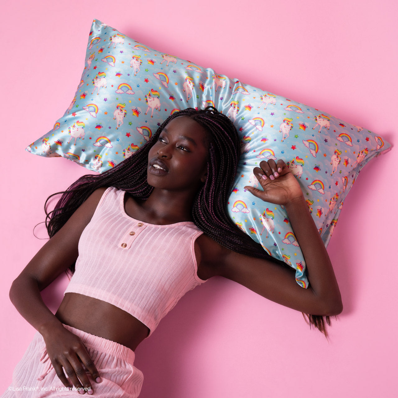 Lisa Frank x Kitsch Satin Pillowcase in Markie - Image 2