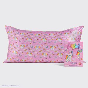 Lisa Frank x Kitsch Satin Pillowcase in Angel Kitty  - King