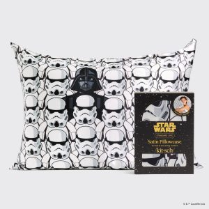Star Wars? & Kitsch Satin Pillowcase in Darth Vader & Stormtroopers