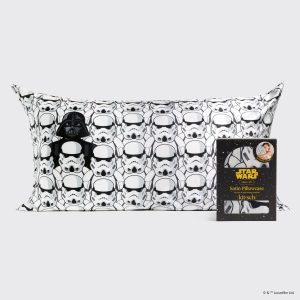 Star Wars & Kitsch Satin Pillowcase in Darth Vader & Stormtroopers - King