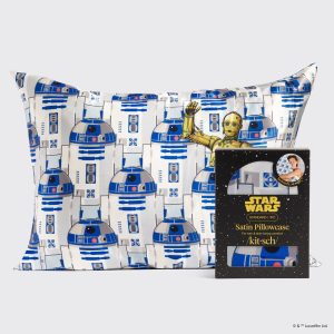 Star Wars? & Kitsch Satin Pillowcase in R2-D2 & C-3PO