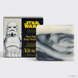 Star Wars  & Kitsch Shea Butter Moisturizing Solid Body Wash - Stormtrooper Swirl