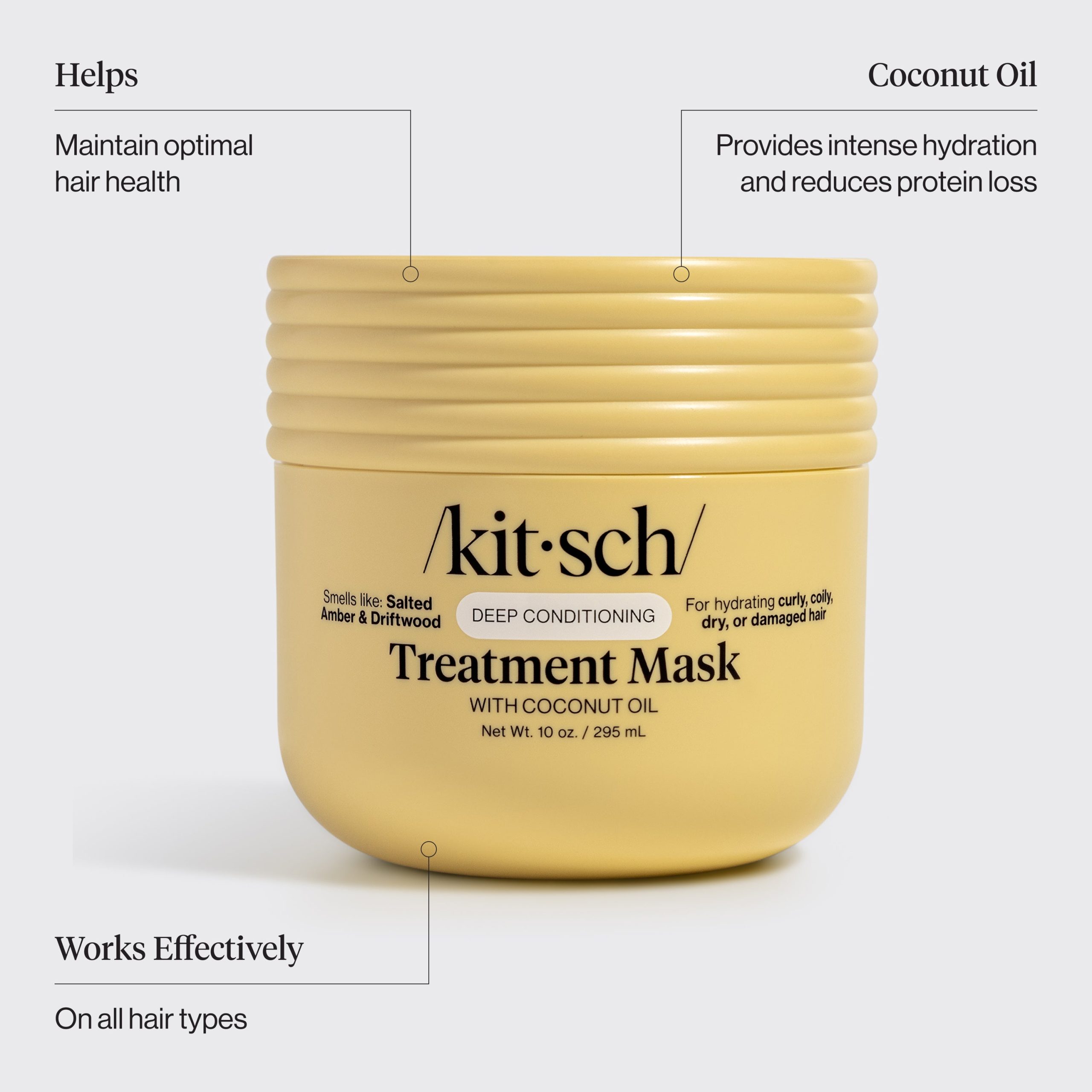 Moisturizing Coconut Oil Deep Conditioning Treatment Mask - Image 3