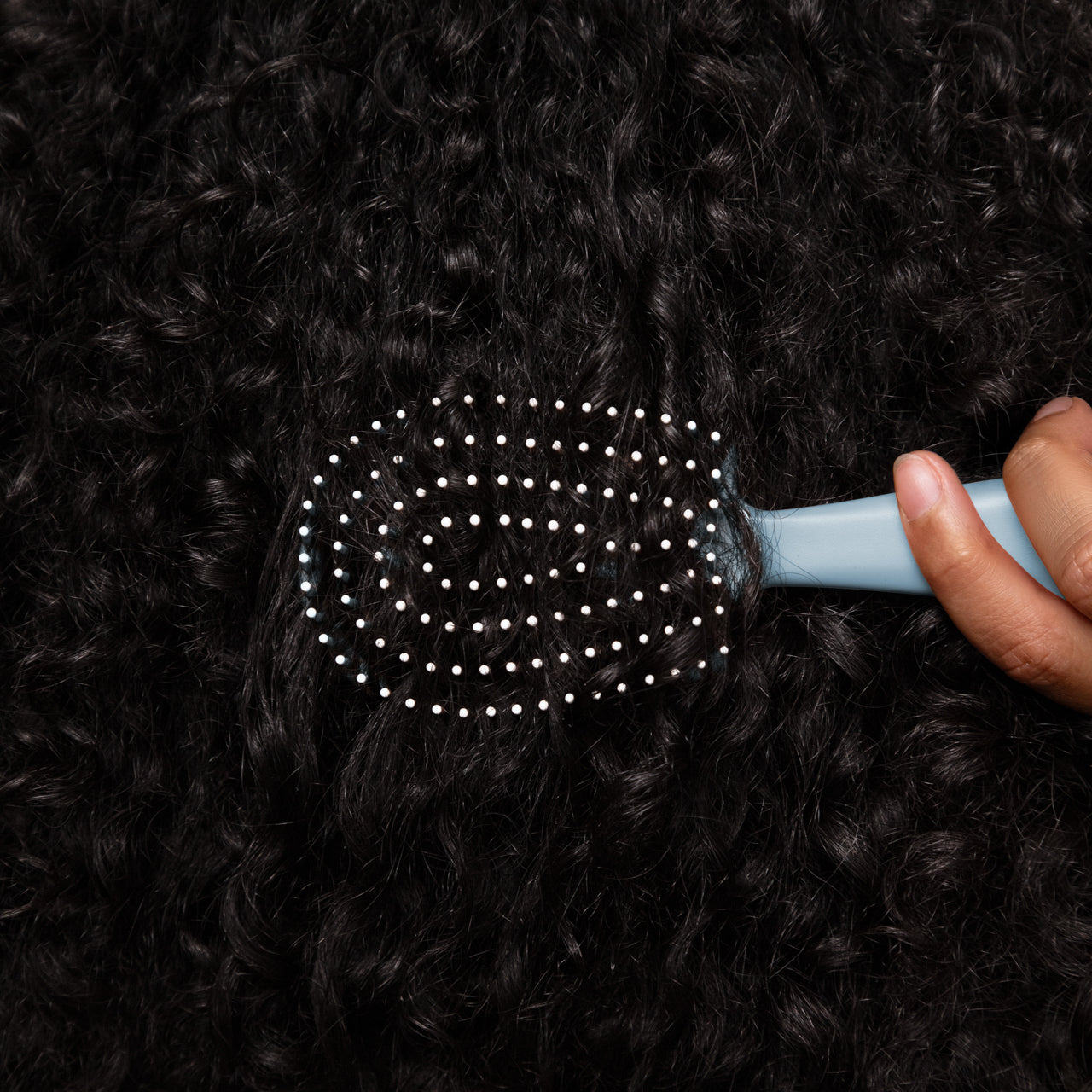 Haze Blue Detangling Flexi Brush - Mini - Image 3