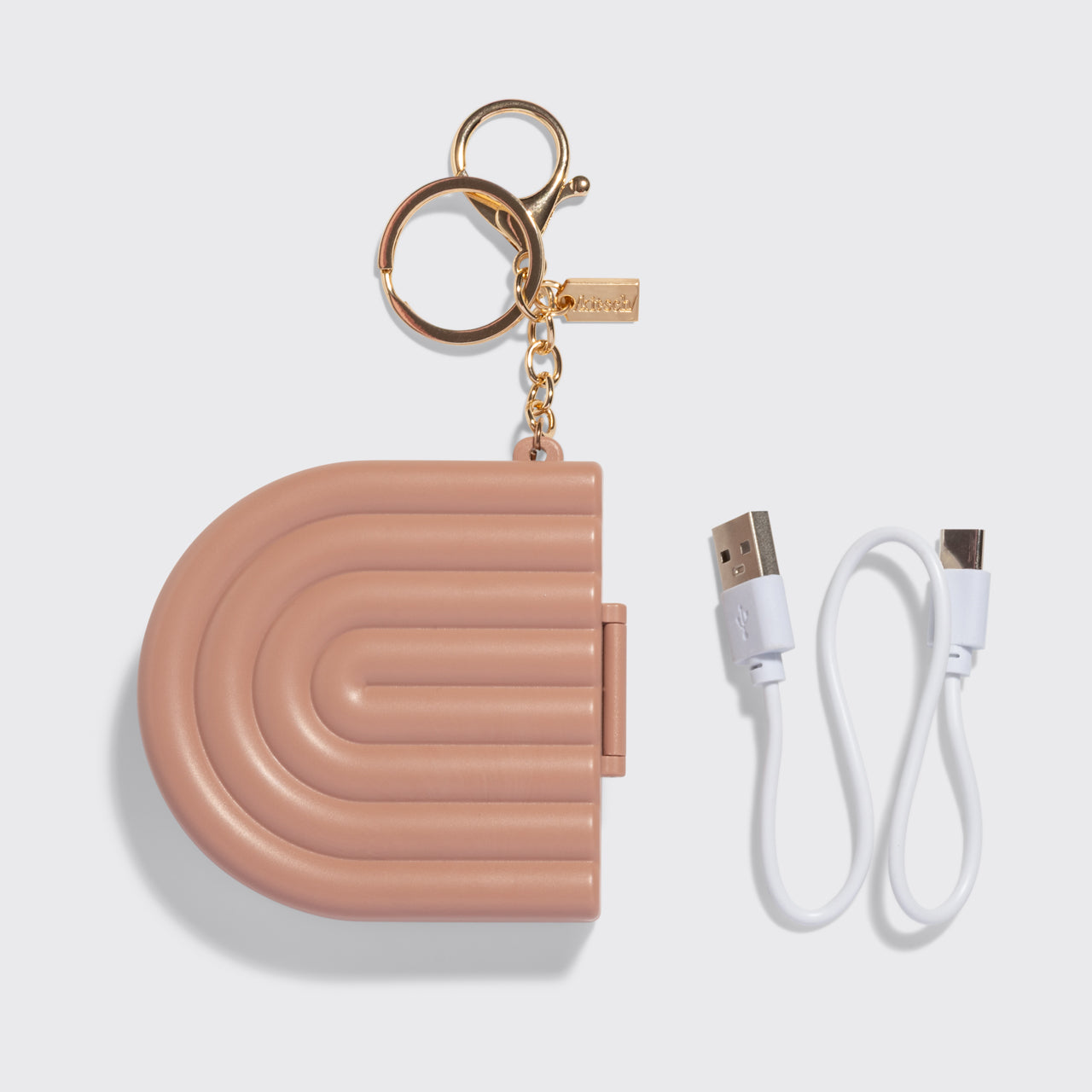 Terracotta Compact Mirror Keychain - Image 5
