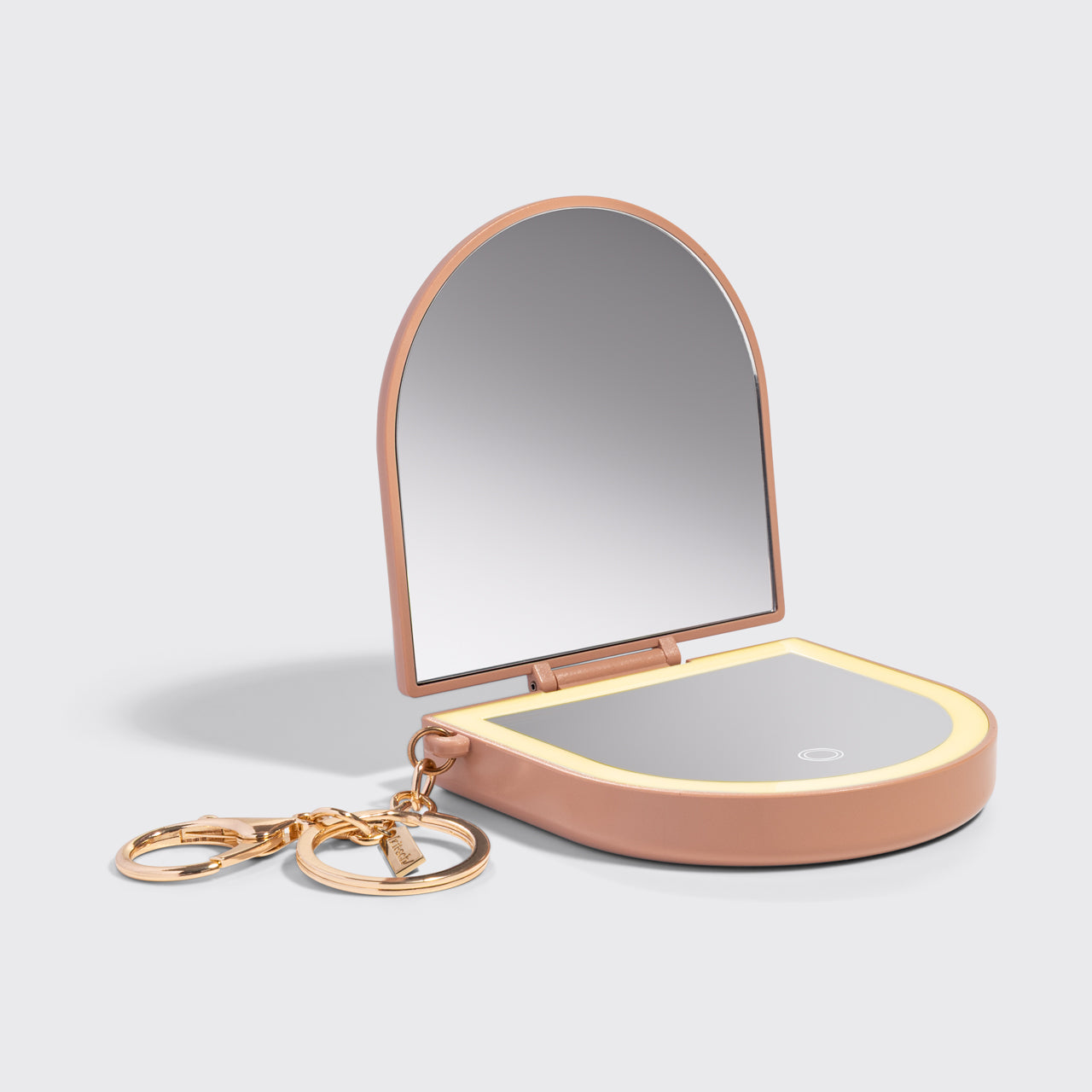 Terracotta Compact Mirror Keychain - Image 3