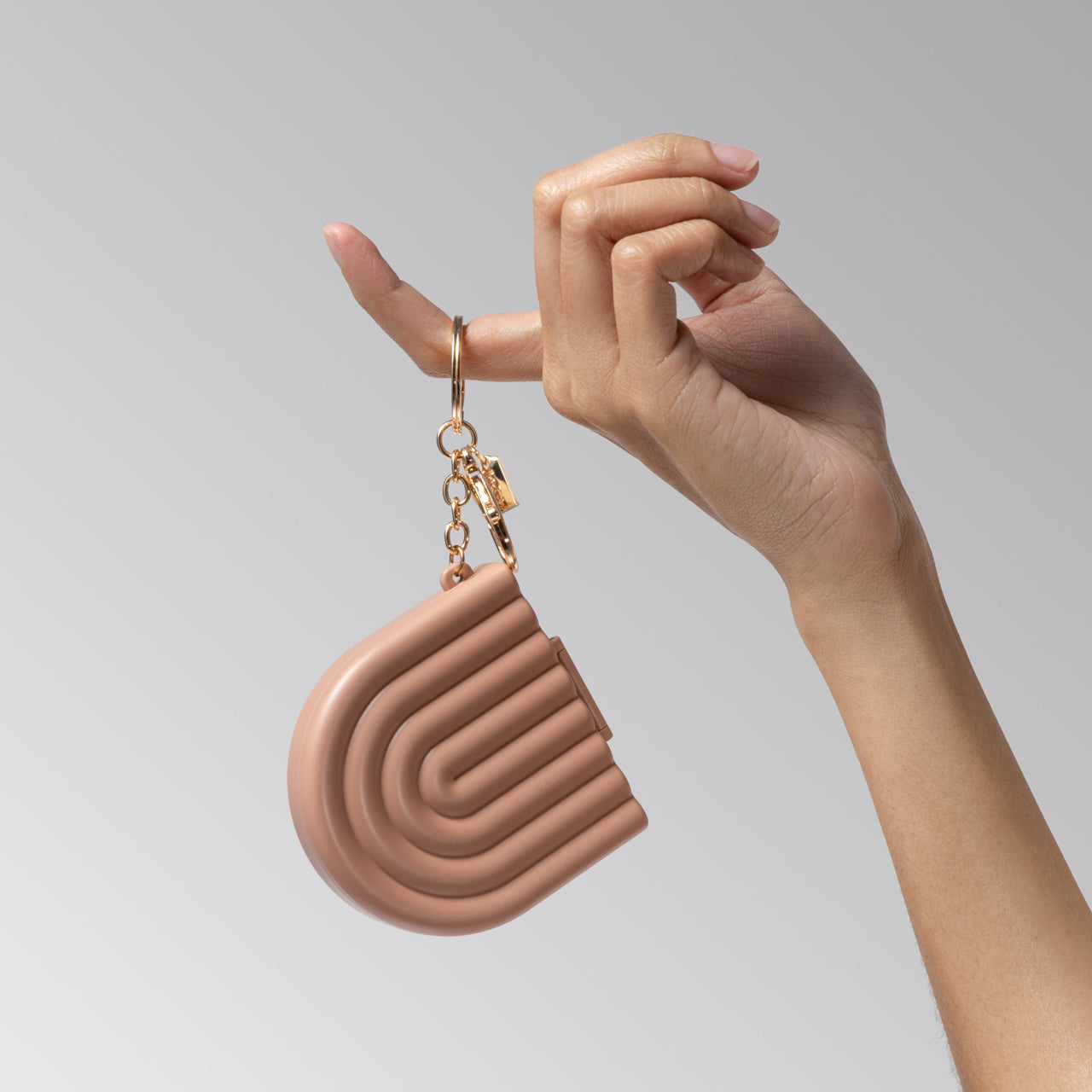 Terracotta Compact Mirror Keychain - Image 4