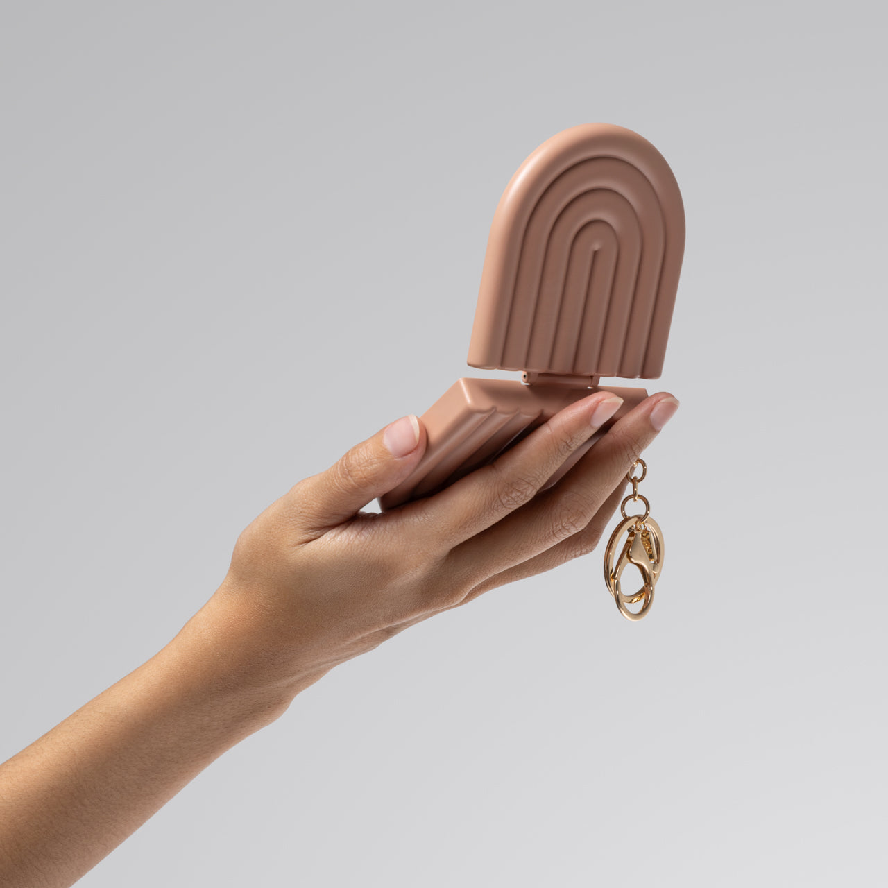 Terracotta Compact Mirror Keychain - Image 6