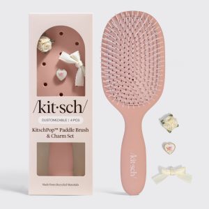 KitschPop   Paddle Brush in Terracotta
