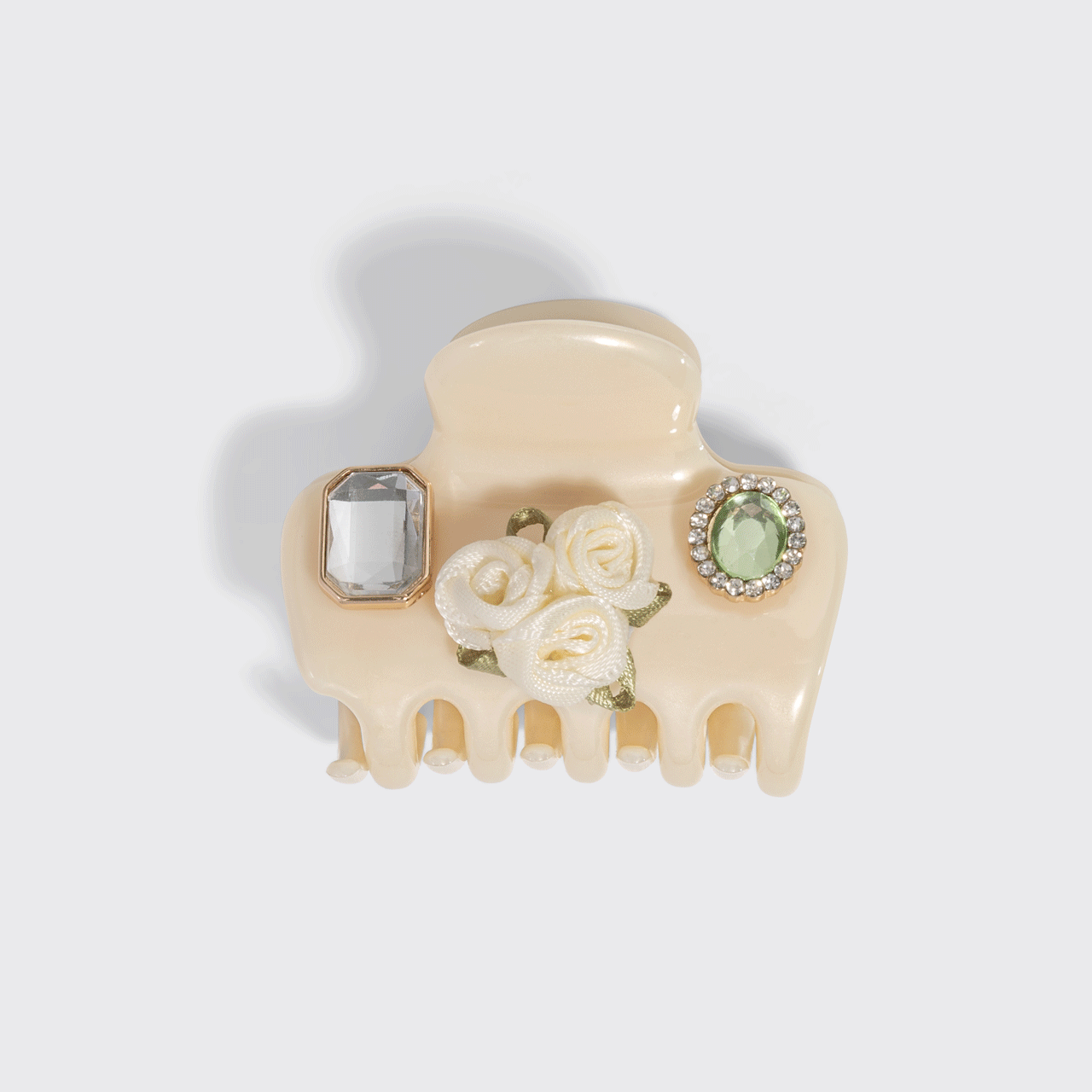 KitschPop Cloud Clip & Charms in Pearlized Cream - Image 3