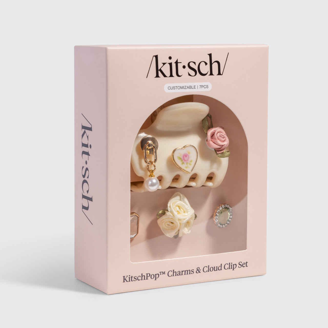 KitschPop Cloud Clip & Charms in Pearlized Cream - Image 7