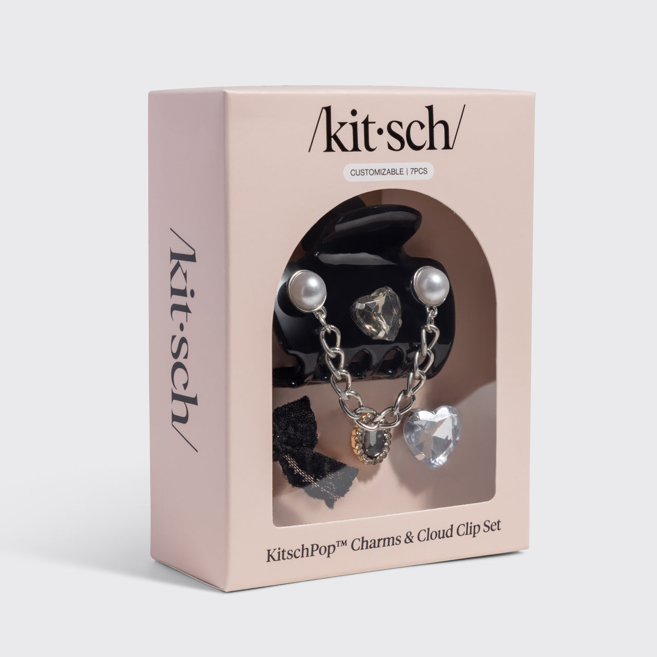 KitschPop Cloud Clip & Charms in Vintage Black - Image 7