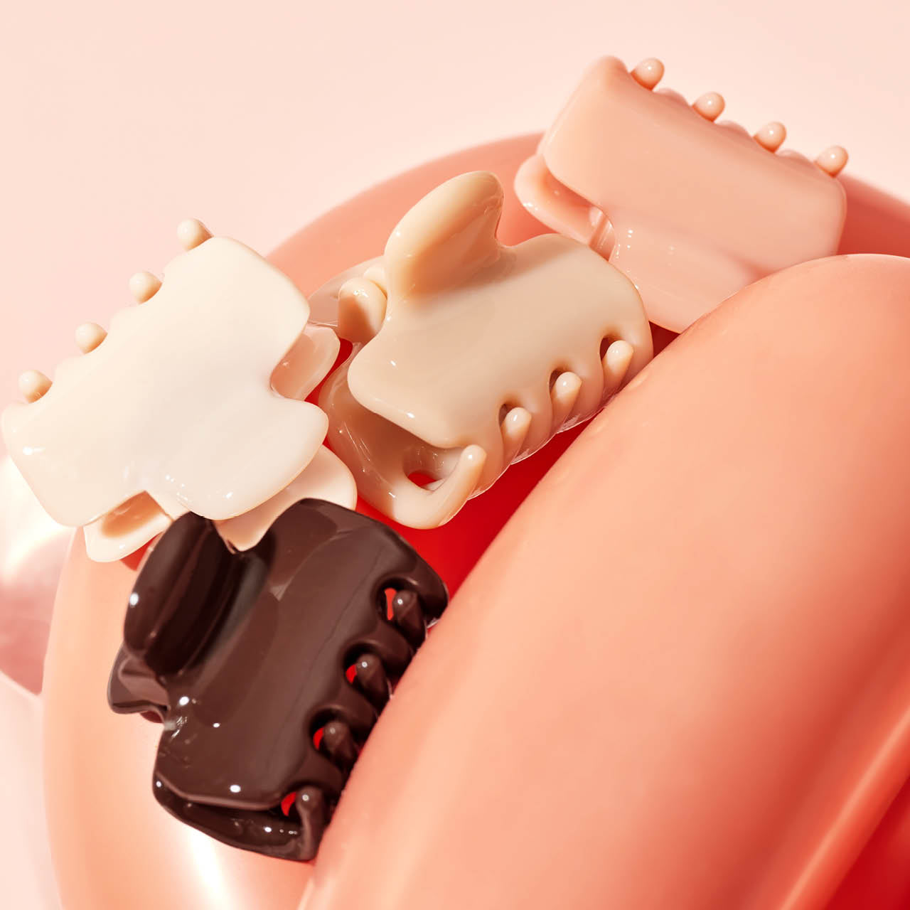 Rosewood Cloud Claw Clips 8pc Set - Mini - Image 2