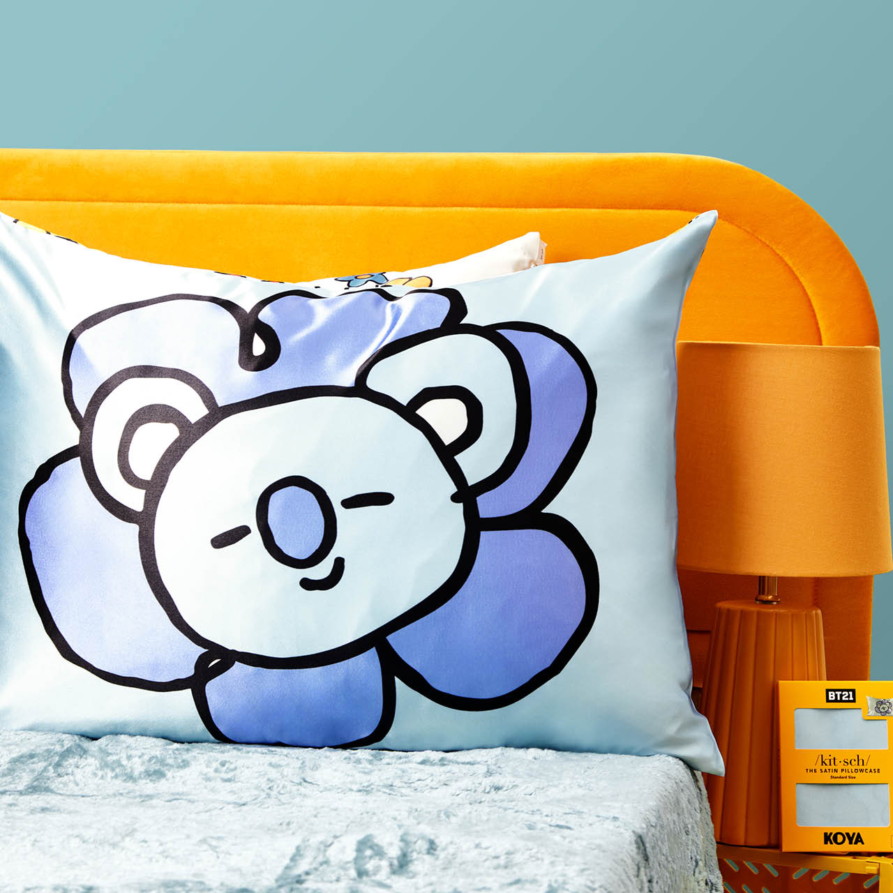 Kitsch x BT21 Satin Pillowcase in KOYA - King - Image 3