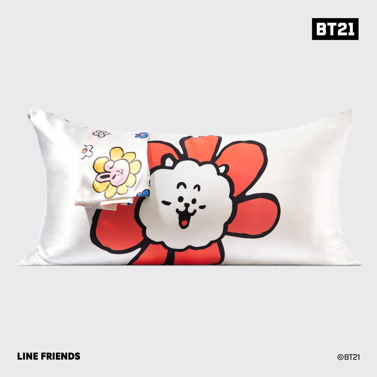 Kitsch x BT21 Satin Pillowcase in RJ - King - Image 6
