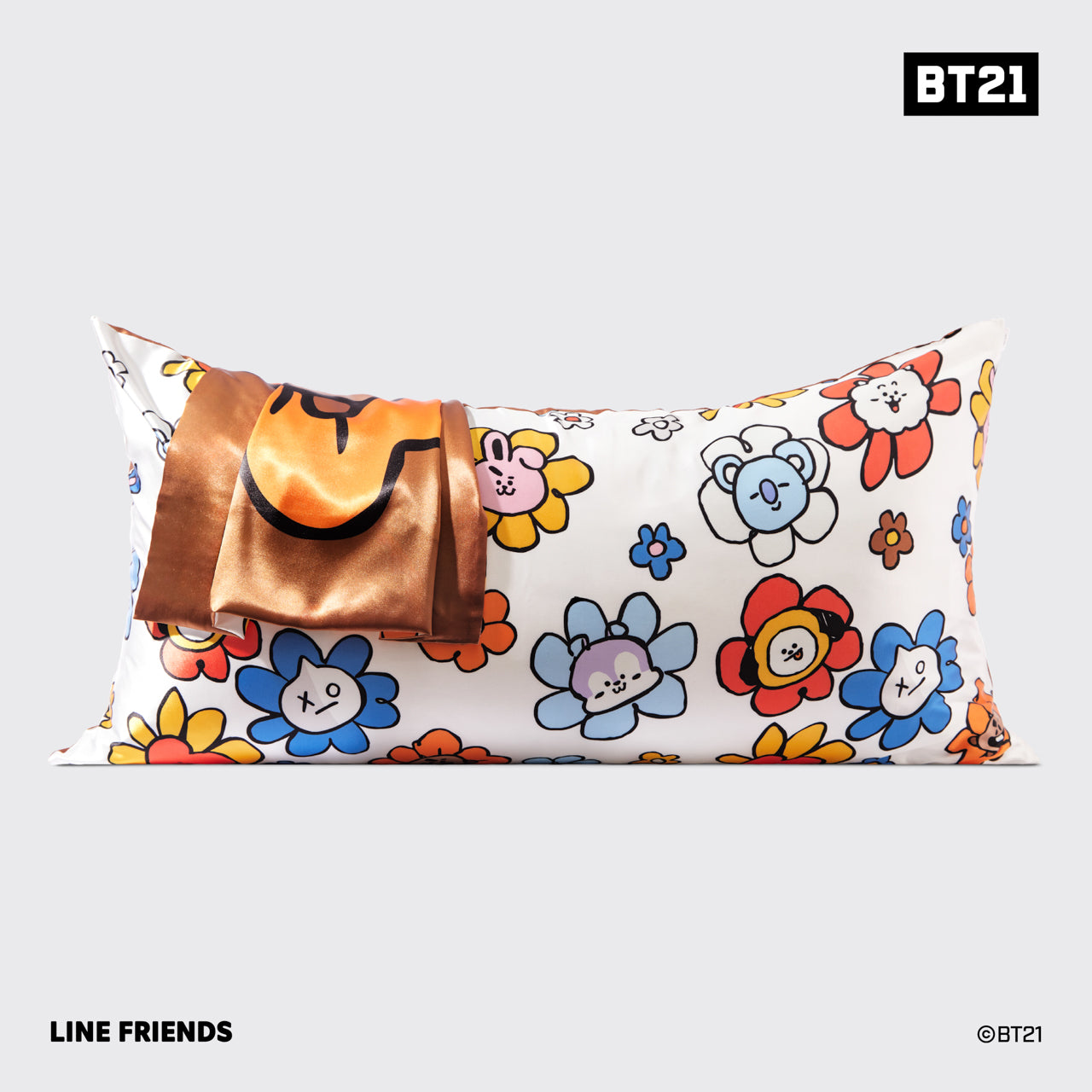 Kitsch x BT21 Satin Pillowcase in SHOOKY - King - Image 2
