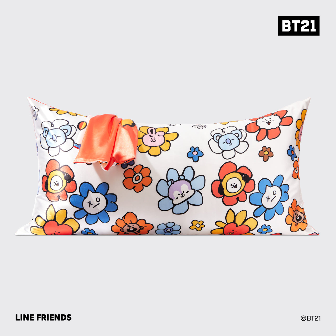 Kitsch x BT21 Satin Pillowcase in TATA - King - Image 2
