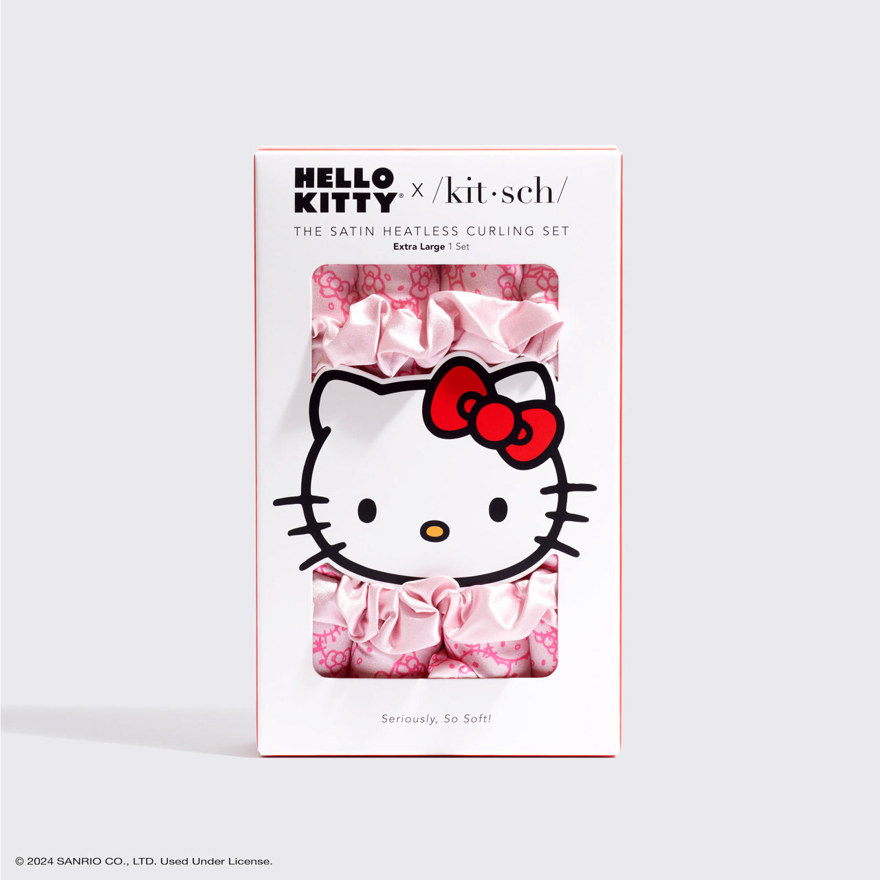 Kitsch x Hello Kitty XL Heatless Curling Set in Hello Kitty Faces - Image 3