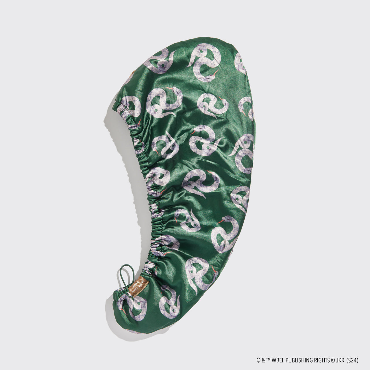 Kitsch x Harry Potter Satin Wrapped Hair Towel in Slytherin - Image 2