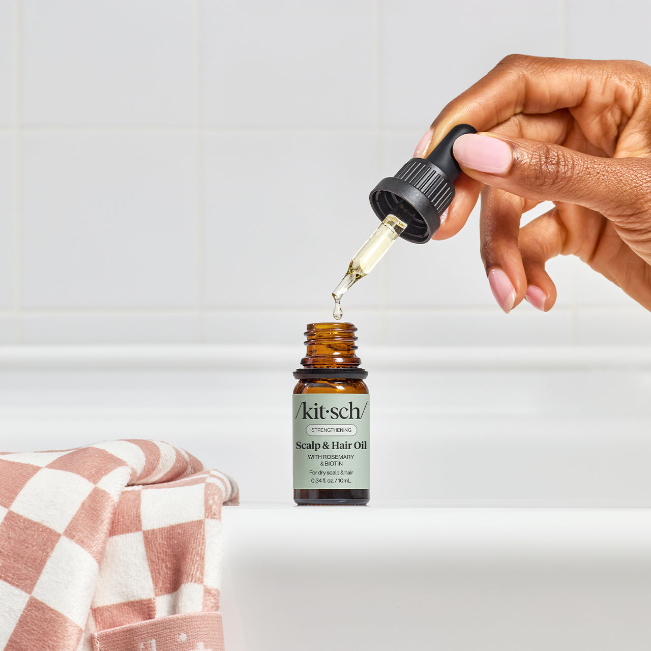 Strengthening Rosemary & Biotin Scalp & Hair Oil - 0.34fl oz./10mL - Image 2