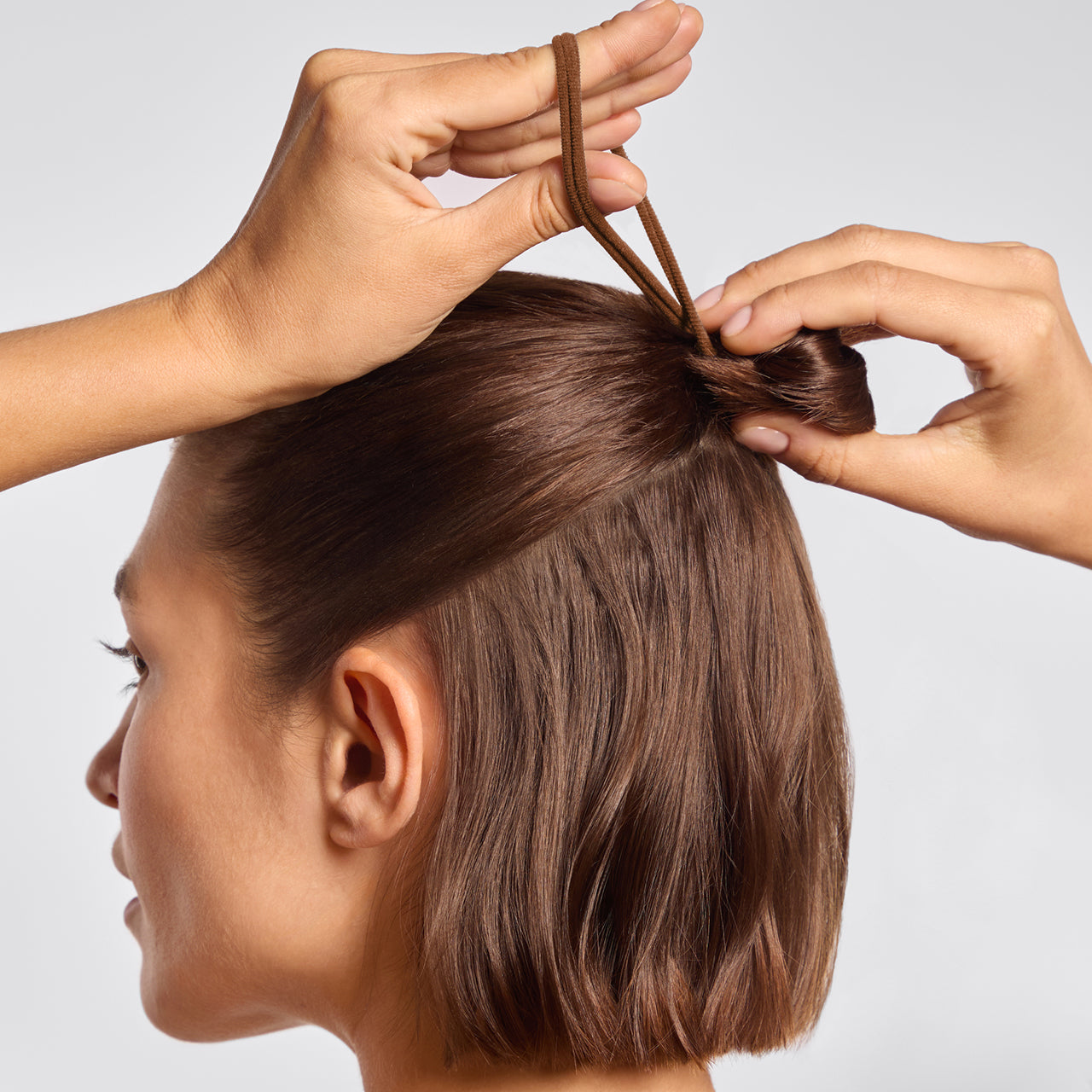 Rosewood Seamless Hair Elastics 8pc Set - Image 2