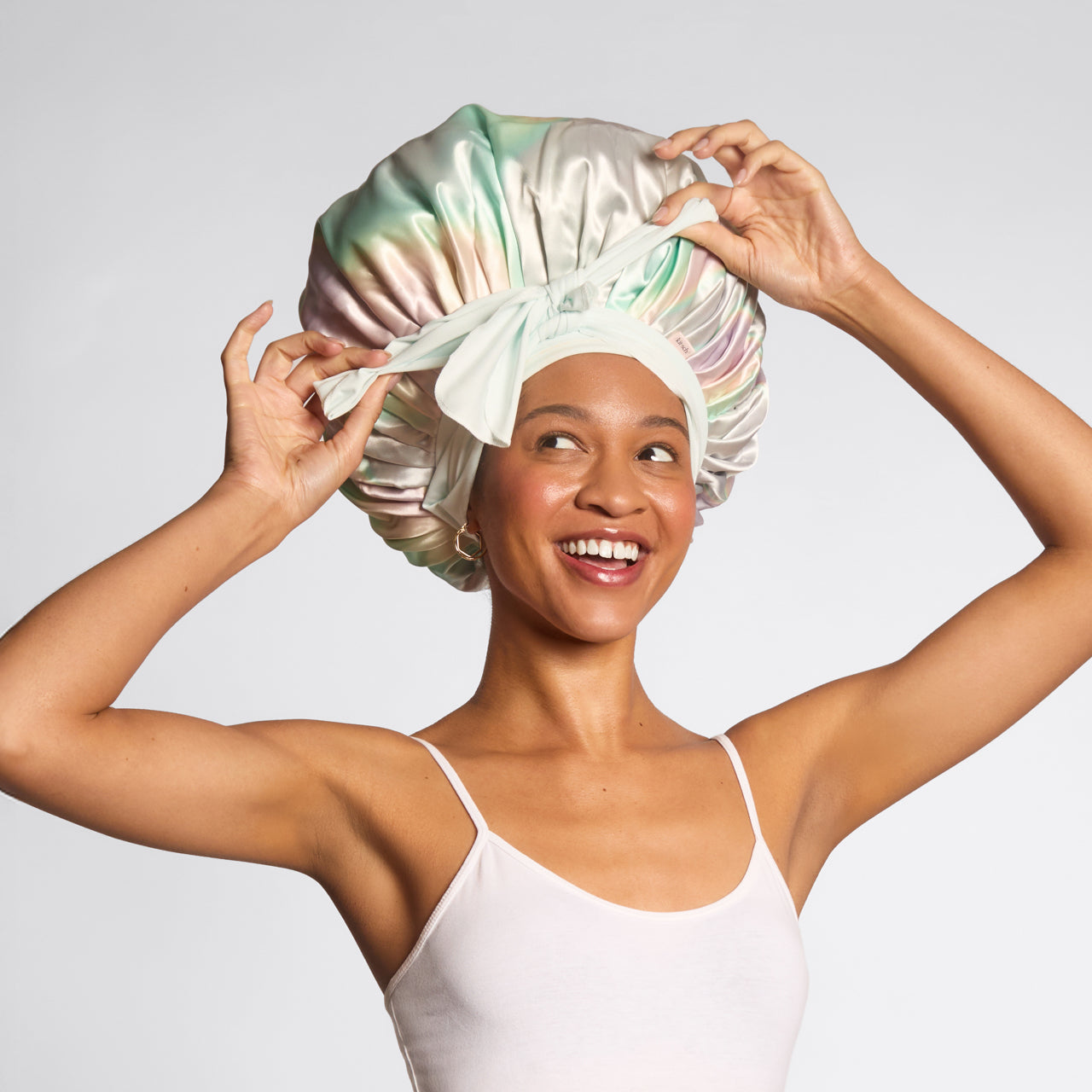 Aura Oversized Satin Bonnet - Image 2