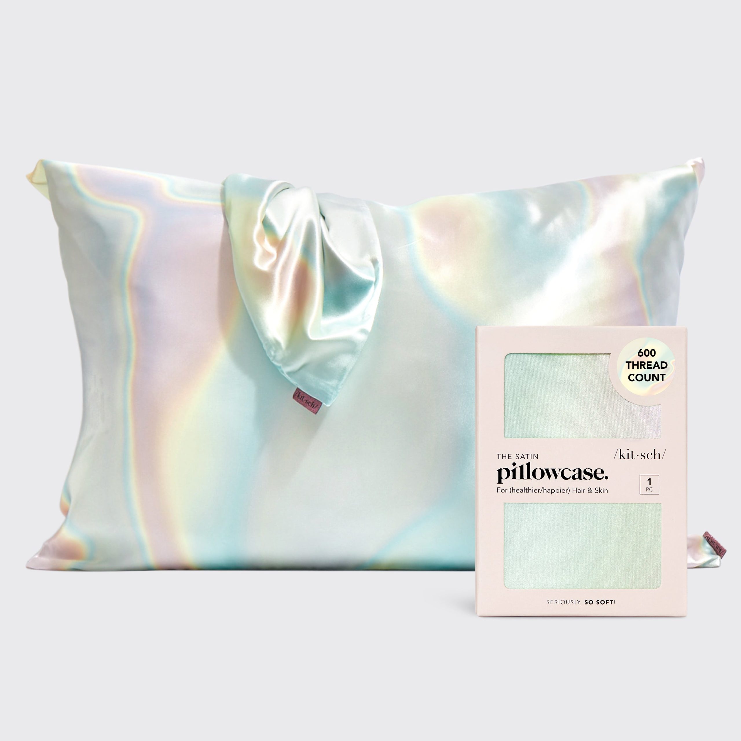 Satin Pillowcase in Aura