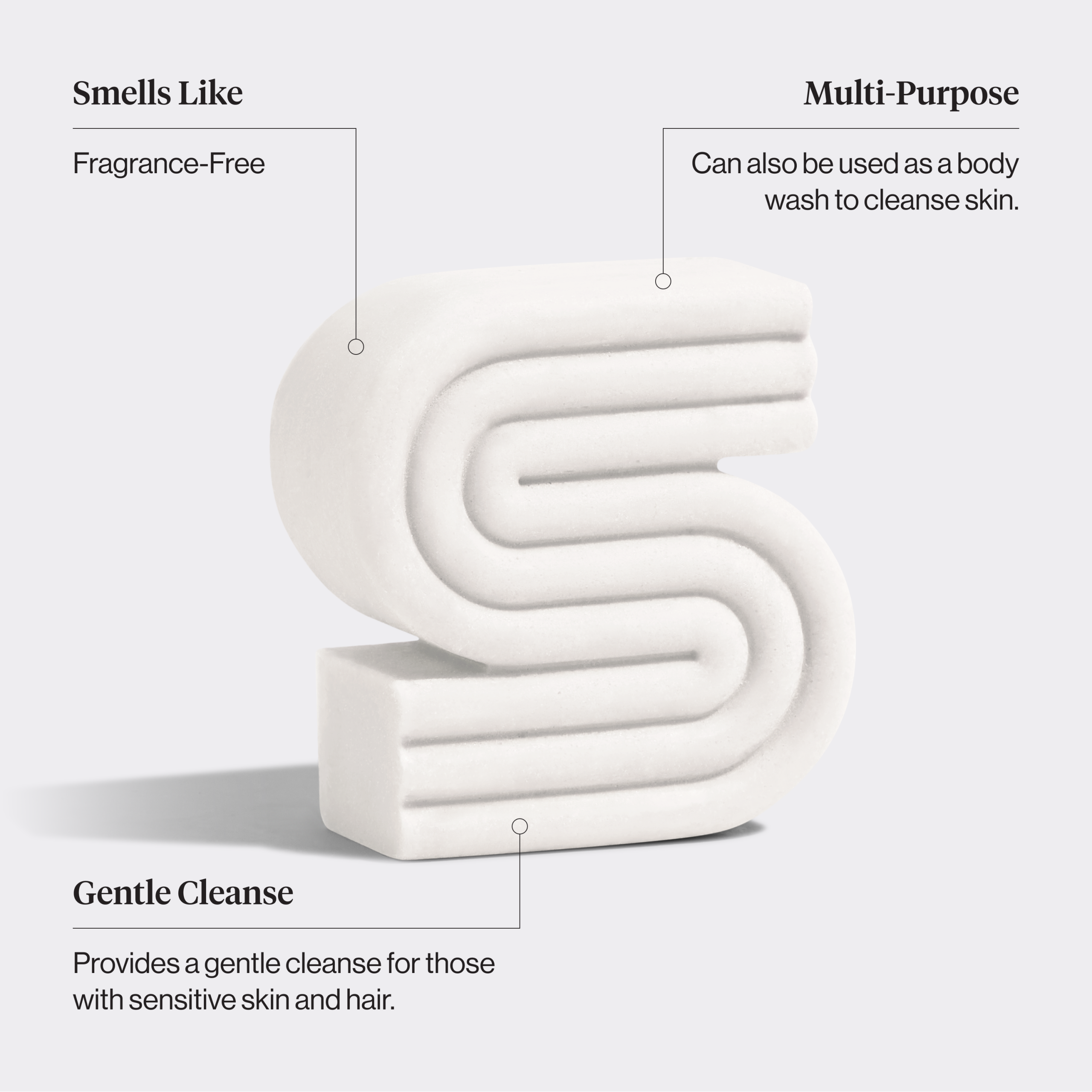 Ultra Sensitive Shampoo & Conditioner Bar Combo - Image 3