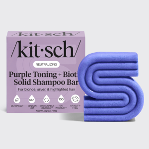 Purple Toning Shampoo Bar for Color Treated & Grey Hair
