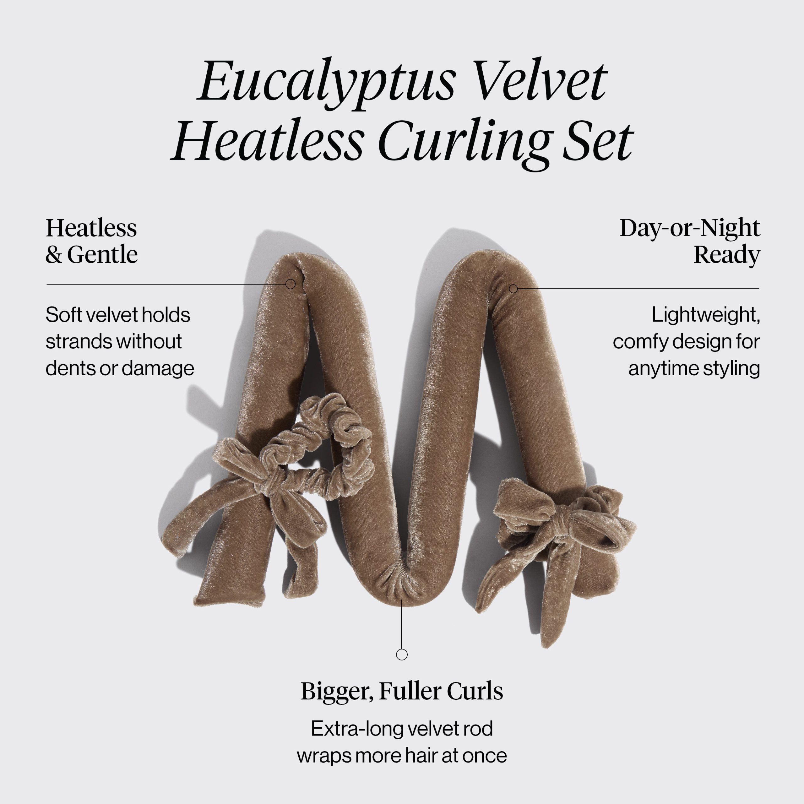 Eucalyptus Velvet XL Heatless Curling Set - Image 2